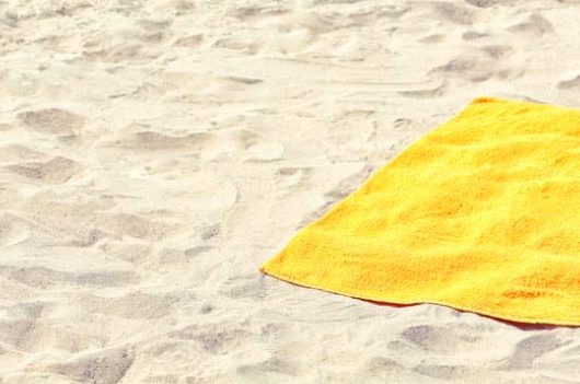 beach towel to lie on