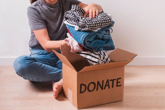 clothes donation in japan