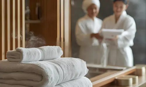 premium Japanese bath towels