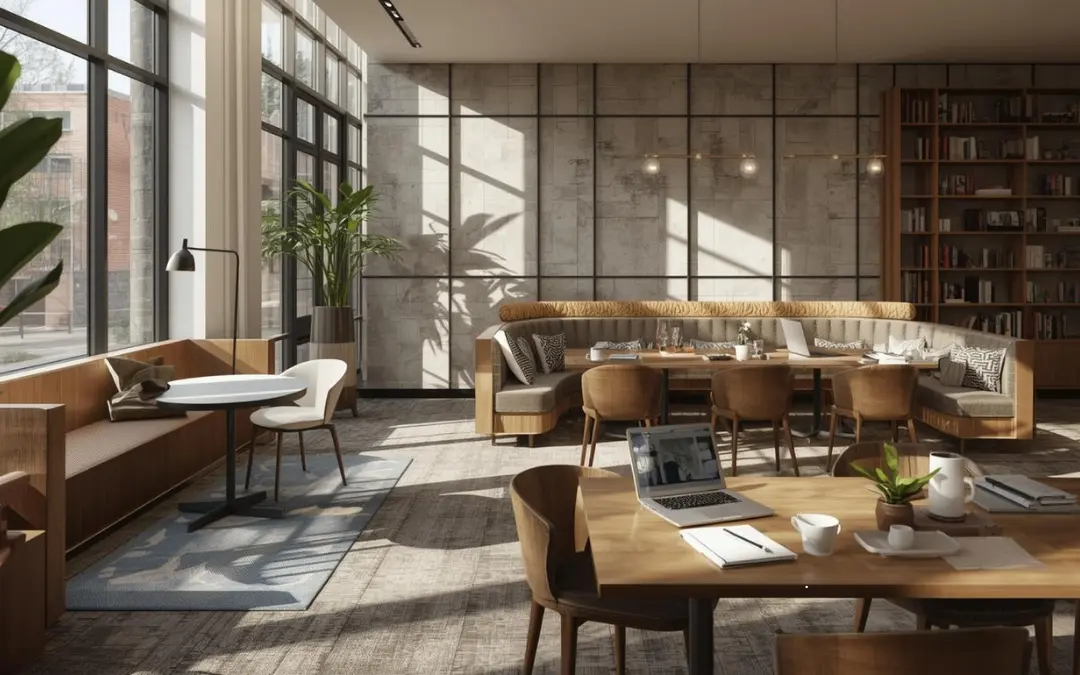 3. Work-Friendly Guest Spaces